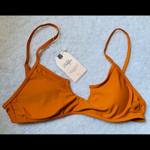 Orange rust color bikini top - Picture 4 of 6